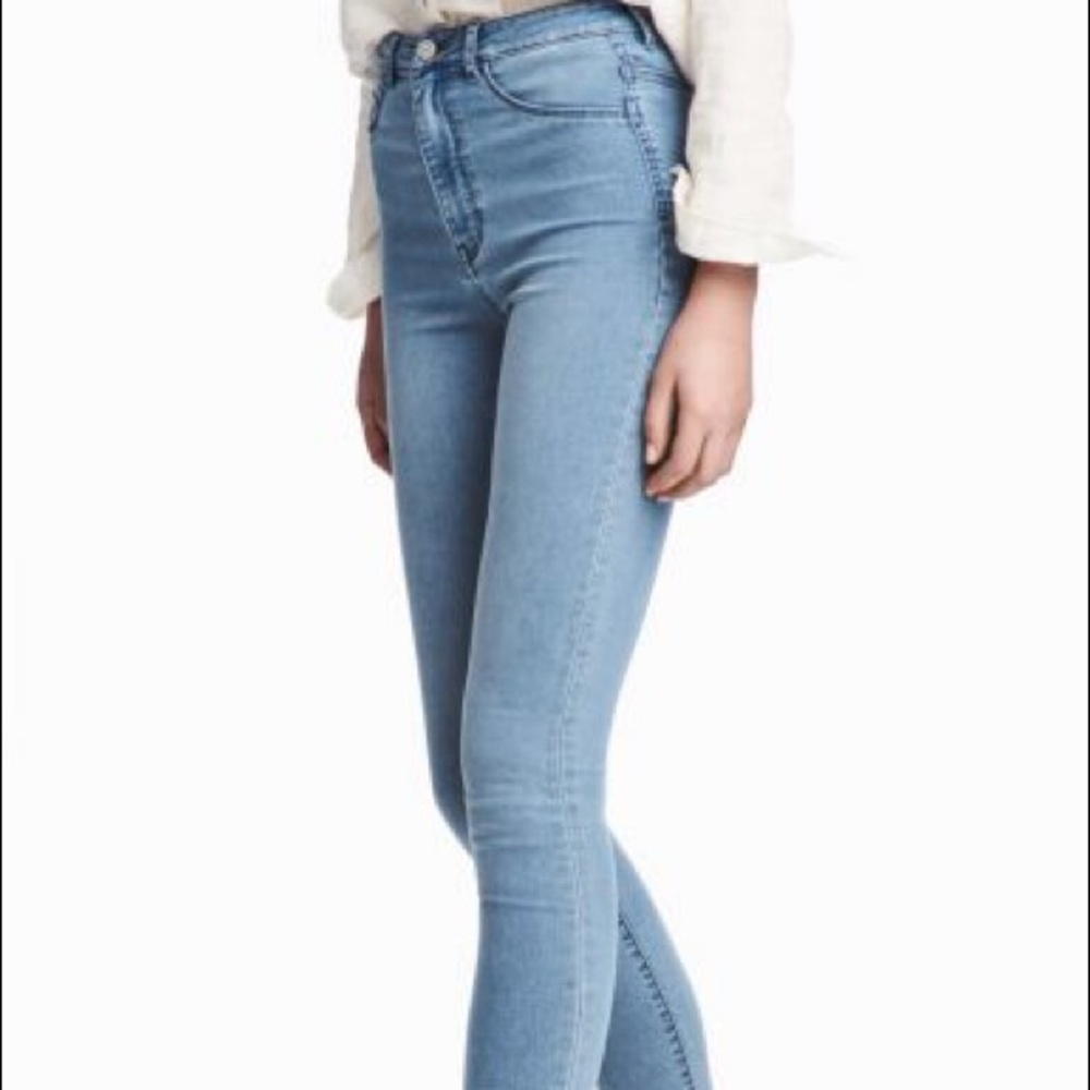 &Denim 25W light blue jeggings